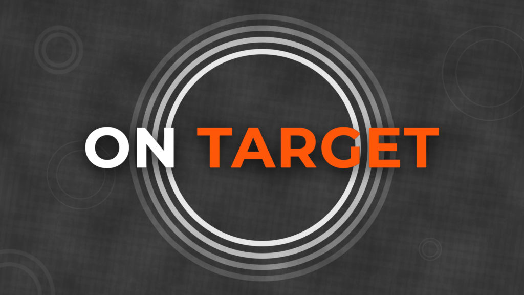 Logo for sermon series "On Target"